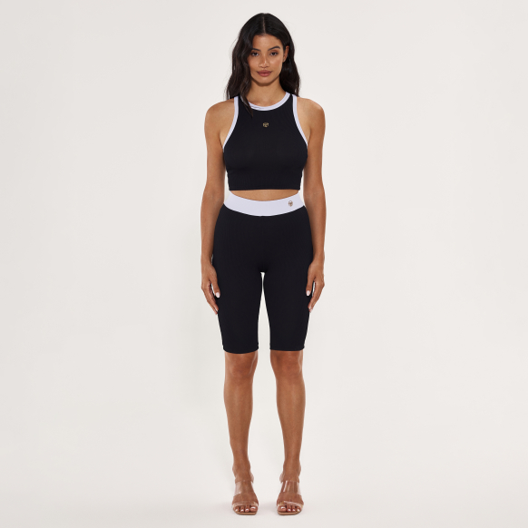 Fekete activewear szett